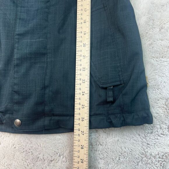 Burton Dry Ride Waterproof Snowboard Ski Jacket Gray Womens Small Zipper Pockets - Picture 10 of 13